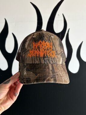 Waylon Jennings Orange and Camo